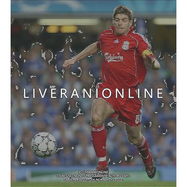 Chelsea - Liverpool, Champions League, SemiFinale First Leg, Stamford Bridge, London 25/04/2007 nella foto Steven Gerrard Ph IPS PHOTO AGENCY/Ag. Aldo Liverani 