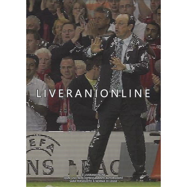 Liverpool fc - Chelsea fc, Semifinale ritorno Champions League 01/05/2007 nella foto Rafael Benitez Ph Marcello Pozzetti©IPS /Ag. Aldo Liverani