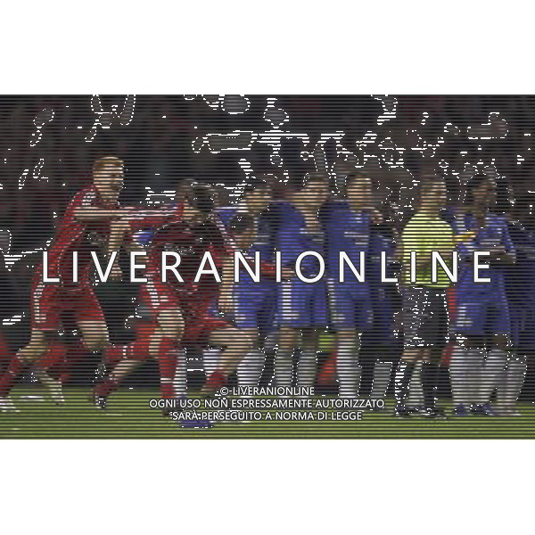 Liverpool fc - Chelsea fc, Semifinale ritorno Champions League 01/05/2007 nella foto esultanza del liverpool dopo il rigore di Steve Gerrard Ph Marcello Pozzetti©IPS /Ag. Aldo Liverani