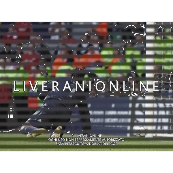 Liverpool fc - Chelsea fc, Semifinale ritorno Champions League 01/05/2007 nella foto Petr cech battuto sul gol di Daniel Agger del 1-0 Ph Marcello Pozzetti©IPS /Ag. Aldo Liverani