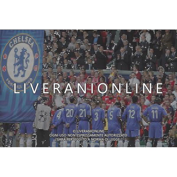 Liverpool fc - Chelsea fc, Semifinale ritorno Champions League 01/05/2007 nella foto La Formazione del Chelsea Schierata Ph Marcello Pozzetti©IPS /Ag. Aldo Liverani