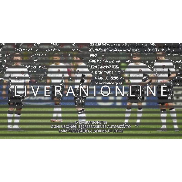 Milan - Manchester United Semifinale di ritorno di Champions League 02/05/2007 nella foto la delusione dei giocatori del Mancherster ph andry/ag. aldo liverani