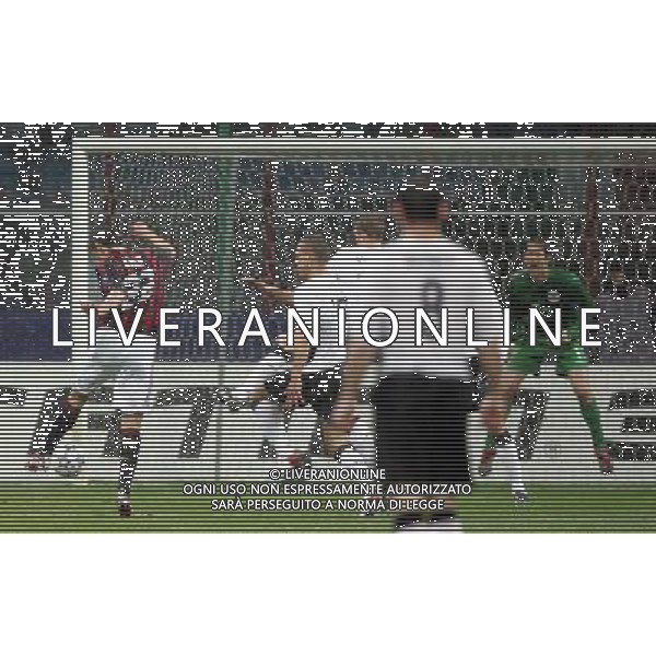 Milan - Manchester United Semifinale di ritorno di Champions League 02/05/2007 nella foto il gol di kaka del 1-0 ph andry/ag. aldo liverani