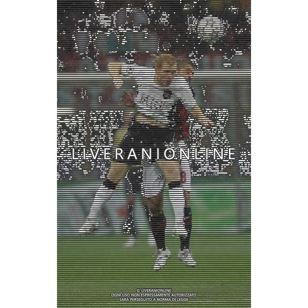 Milan - Manchester United Semifinale di ritorno di Champions League 02/05/2007 nella foto scholes e Gennaro Gattuso ph Luzzani/ag. aldo liverani