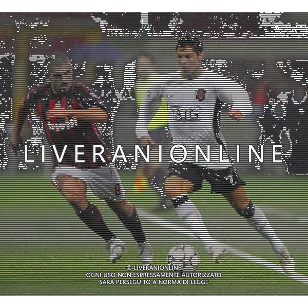Milan - Manchester United Semifinale di ritorno di Champions League 02/05/2007 nella foto gennaro gattuso con cristiano ronaldo ph andry/ag. aldo liverani