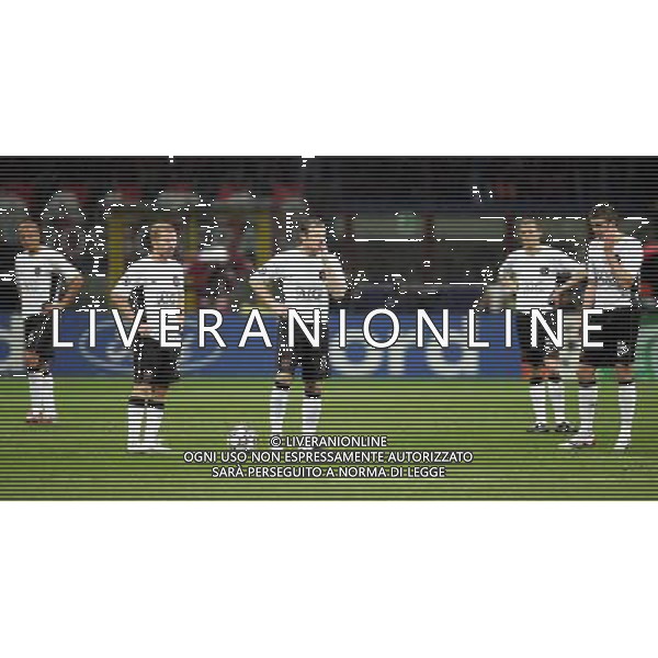 Milan - Manchester United Semifinale di ritorno di Champions League 02/05/2007 nella foto la delusione dei giocatori del Mancherster ph andry/ag. aldo liverani