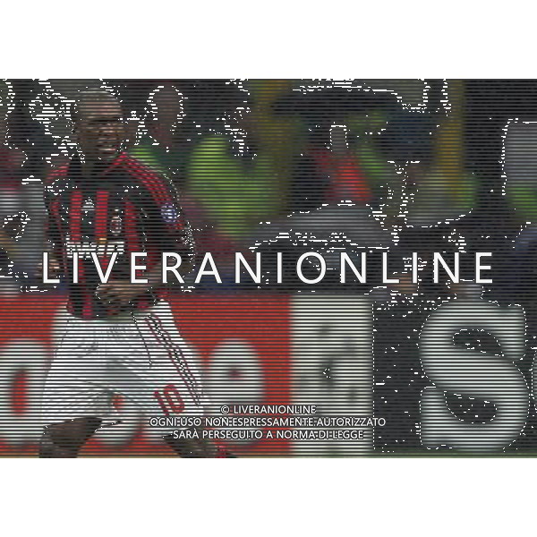 Milan - Manchester United Semifinale di ritorno di Champions League 02/05/2007 nella foto esultanza dopo il gol di clarence seedorf ph andry/ag. aldo liverani