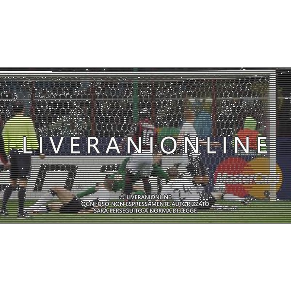 Milan - Manchester United Semifinale di ritorno di Champions League 02/05/2007 nella foto il gol di clarence seedorf ph andry/ag. aldo liverani