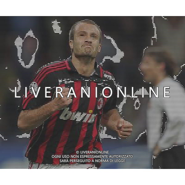 Milan - Manchester United Semifinale di ritorno di Champions League 02/05/2007 nella foto esultanza dopo il gol di alberto gilardino ph andry/ag. aldo liverani