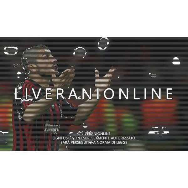 Milan - Manchester United Semifinale di ritorno di Champions League 02/05/2007 nella foto esultanza a fine gara di gennaro gattuso per la vittoria e il passaggio in finale ph andry/ag. aldo liverani