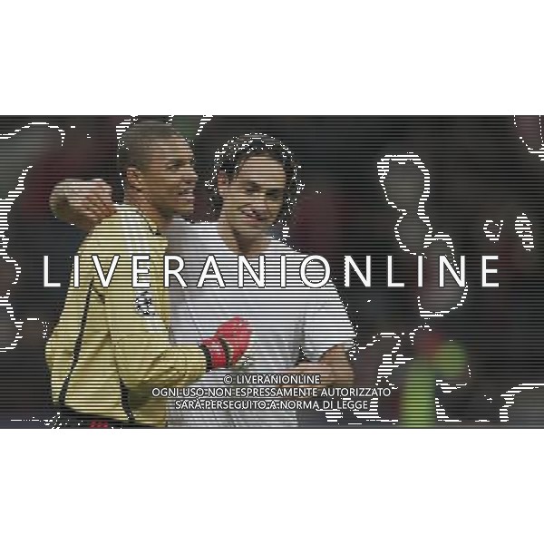 Milano 2 maggio 2007 Milan - Manchester United semi-finale champions league nella foto: Dida Nelson e Nesta Alessandro foto Andry / Ag. Aldo Liverani