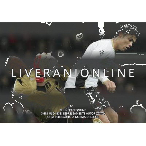 Milano 2 maggio 2007 Milan - Manchester United semi-finale champions league nella foto: Dida Nelson e Ronaldo Cristiano foto Andry / Ag. Aldo Liverani