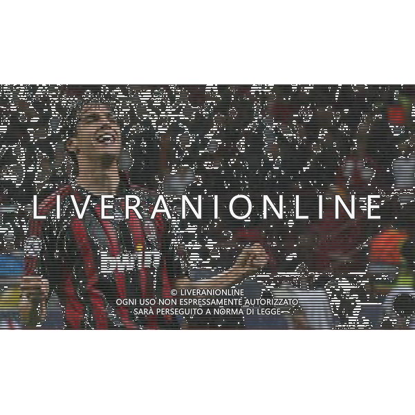 Milano 2 maggio 2007 Milan - Manchester United semi-finale champions league nella foto: esultanza dopo il gol di Kaka foto Andry / Ag. Aldo Liverani