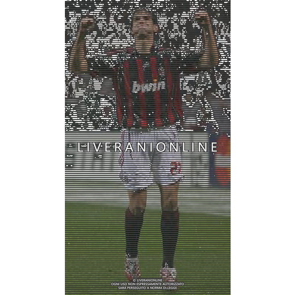 Milano 2 maggio 2007 Milan - Manchester United semi-finale champions league nella foto: esultanza dopo il gol di Kaka foto Andry / Ag. Aldo Liverani