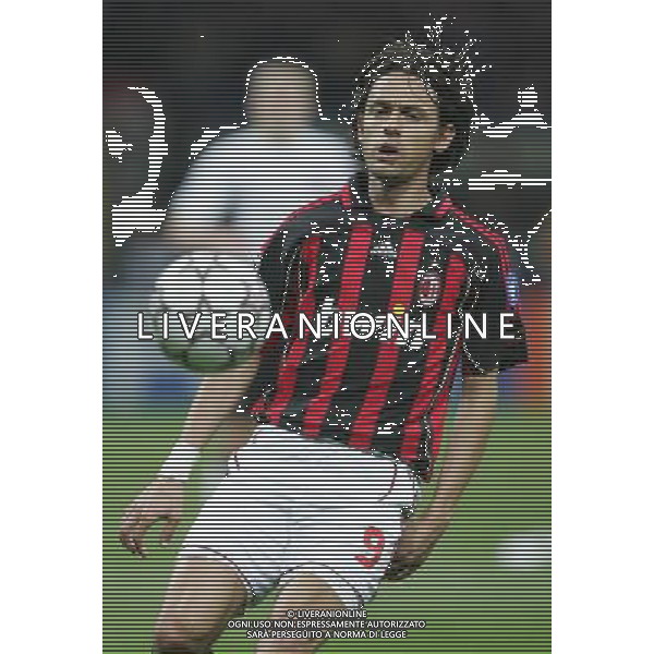 Milano 2 maggio 2007 Milan - Manchester United semi-finale champions league nella foto: Inzaghi Filippo foto Andry / Ag. Aldo Liverani
