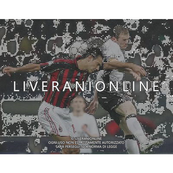 Milano 2 maggio 2007 Milan - Manchester United semi-finale champions league nella foto: Nesta Alessandro e Rooney Wayne foto Andry / Ag. Aldo Liverani