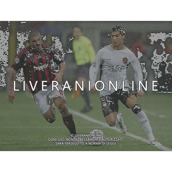 Milano 2 maggio 2007 Milan - Manchester United semi-finale champions league nella foto: Ronaldo Cristiano e Gattuso Ivan Gennaro foto Andry / Ag. Aldo Liverani