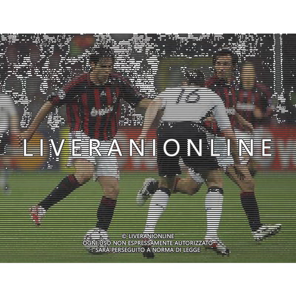 Milano 02/04/2007 Champions League 2006/07 milan-manchester 3:0 nella foto kaka, carrik e pirlo ph marco luzzani/ag aldo liverani s.a.s.
