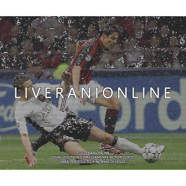 Milano 02/04/2007 Champions League 2006/07 milan-manchester 3:0 nella foto kaka e carrik ph marco luzzani/ag aldo liverani s.a.s.