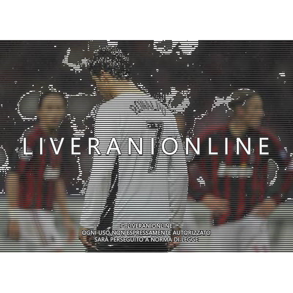 Milano 02/04/2007 Champions League 2006/07 milan-manchester 3:0 nella foto cristiano ronaldo deluso ph marco luzzani/ag aldo liverani s.a.s.