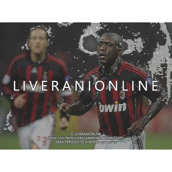 Milano 02/04/2007 Champions League 2006/07 milan-manchester 3:0 nella foto esultanza seedorf ph marco luzzani/ag aldo liverani s.a.s.