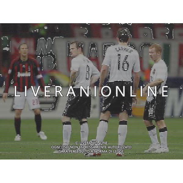 Milano 02/04/2007 Champions League 2006/07 milan-manchester 3:0 nella foto delusione manchester ph marco luzzani/ag aldo liverani s.a.s.