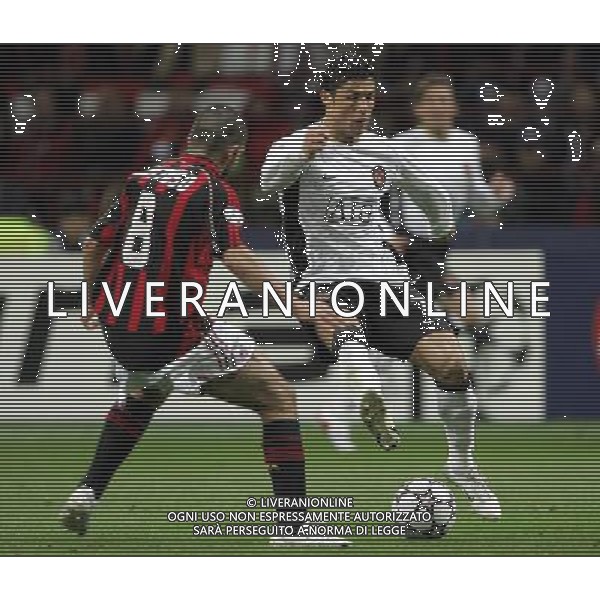 Milano 02/04/2007 Champions League 2006/07 milan-manchester 3:0 nella foto ronaldo cristiano e gattuso ph marco luzzani/ag aldo liverani s.a.s.