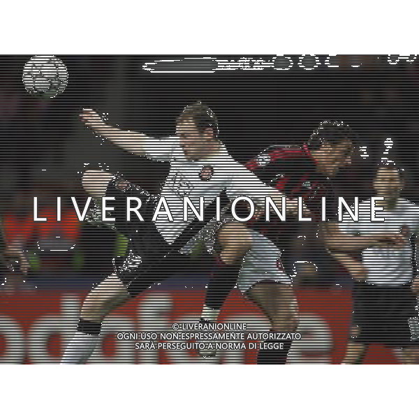 Milano 02/04/2007 Champions League 2006/07 milan-manchester 3:0 nella foto rooney e oddo ph marco luzzani/ag aldo liverani s.a.s.