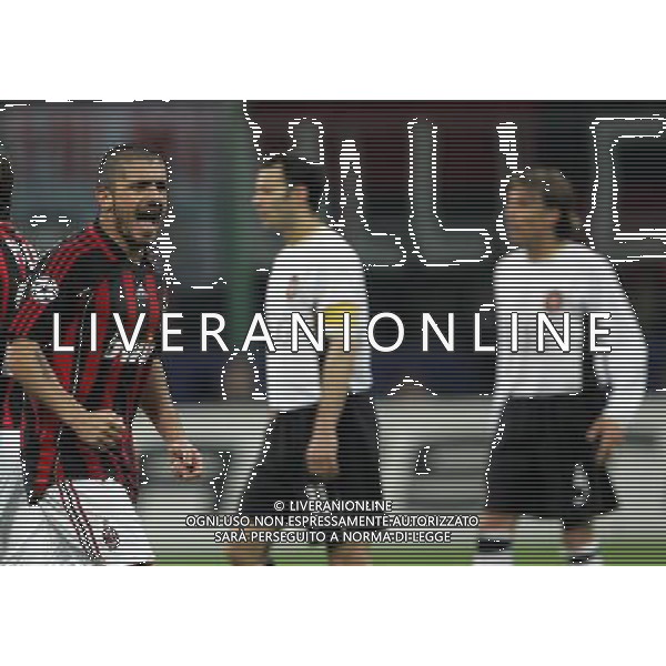 Milano 02/04/2007 Champions League 2006/07 milan-manchester 3:0 nella foto gattuso gennaro ph marco luzzani/ag aldo liverani s.a.s.