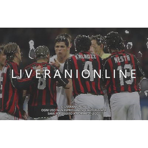 Milano 02/04/2007 Champions League 2006/07 milan-manchester 3:0 nella foto discussione ronaldo cristiano e gattuso ph marco luzzani/ag aldo liverani s.a.s.