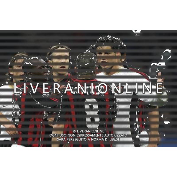Milano 02/04/2007 Champions League 2006/07 milan-manchester 3:0 nella foto discussione ronaldo cristiano e gattuso ph marco luzzani/ag aldo liverani s.a.s.