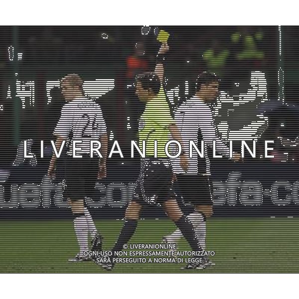 Milano 02/04/2007 Champions League 2006/07 milan-manchester 3:0 nella foto ammonizione ronaldo cristiano ph marco luzzani/ag aldo liverani s.a.s.