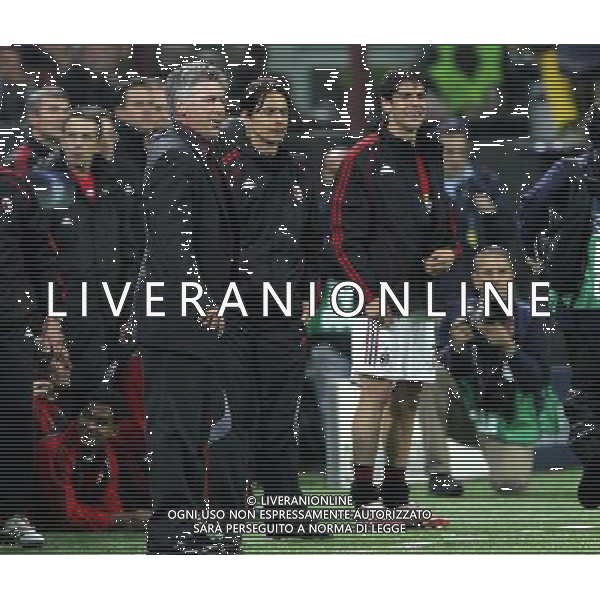 Milano 02/04/2007 Champions League 2006/07 milan-manchester 3:0 nella foto ancelotti, inzaghi e kaka ph marco luzzani/ag aldo liverani s.a.s.