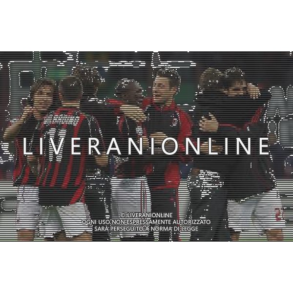 Milano 02/04/2007 Champions League 2006/07 milan-manchester 3:0 nella foto esultanza mila a fine gara ph marco luzzani/ag aldo liverani s.a.s.