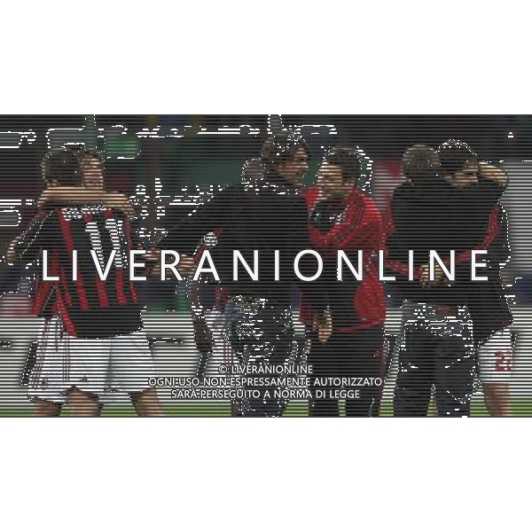 Milano 02/04/2007 Champions League 2006/07 milan-manchester 3:0 nella foto esultanza mila a fine gara ph marco luzzani/ag aldo liverani s.a.s.