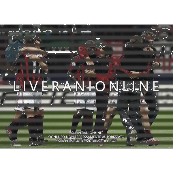 Milano 02/04/2007 Champions League 2006/07 milan-manchester 3:0 nella foto esultanza mila a fine gara ph marco luzzani/ag aldo liverani s.a.s.