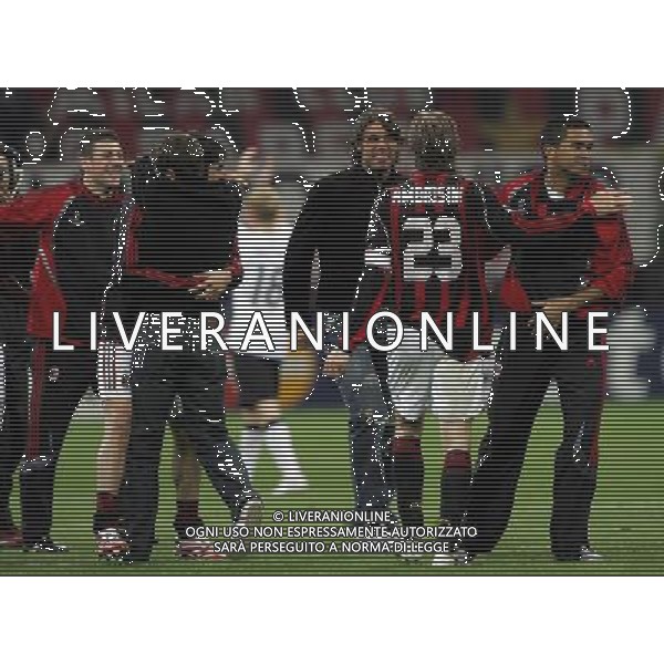 Milano 02/04/2007 Champions League 2006/07 milan-manchester 3:0 nella foto esultanza mila a fine gara ph marco luzzani/ag aldo liverani s.a.s.