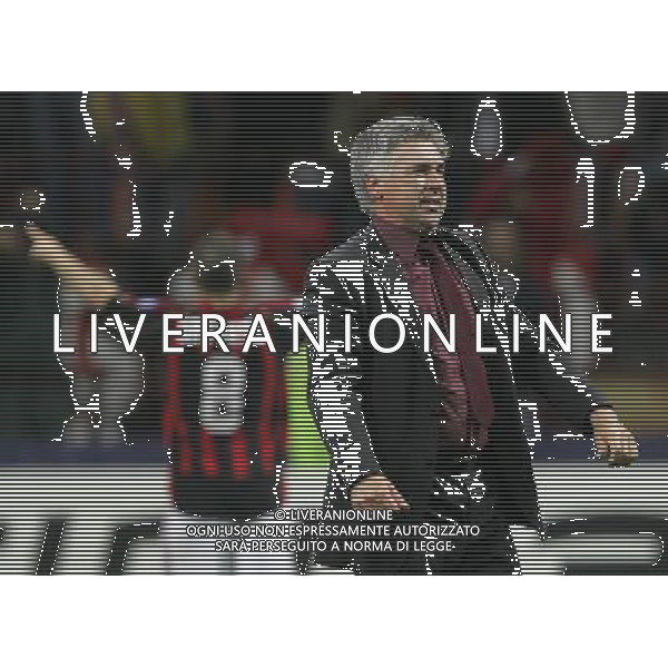 Milano 02/04/2007 Champions League 2006/07 milan-manchester 3:0 nella foto ancelotti esulta a fine gara ph marco luzzani/ag aldo liverani s.a.s.