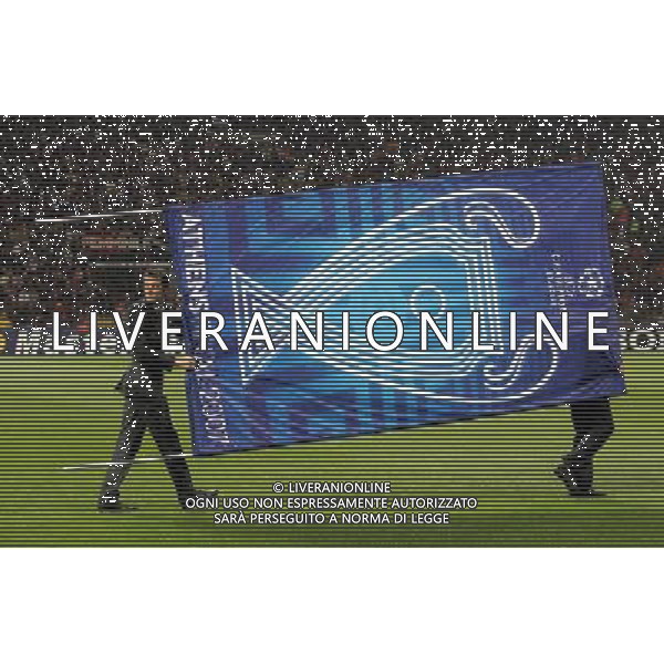 Milano 02/04/2007 Champions League 2006/07 milan-manchester 3:0 nella foto bandiera champions league ph marco luzzani/ag aldo liverani s.a.s.