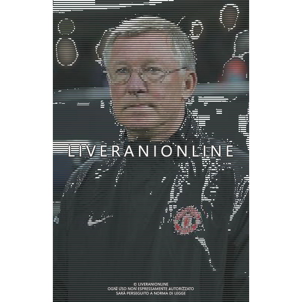 Milano 02/04/2007 Champions League 2006/07 milan-manchester 3:0 nella foto sir alex ferguson ph marco luzzani/ag aldo liverani s.a.s.