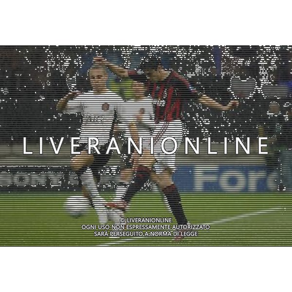 Milano 02/04/2007 Champions League 2006/07 milan-manchester 3:0 nella foto gol kaka ph marco luzzani/ag aldo liverani s.a.s.