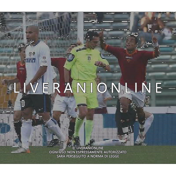 Roma - Inter Finale andata Coppa Italia TIM CUP 09/05/2007 nella foto: esultanza di alessandro faiolhe amantino Mancini dopo il gol del 4 - 1 ph Corradetti / ag. Aldo Liverani