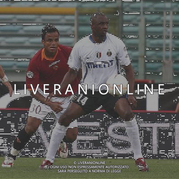 Roma - 09 / 05 / 2007 - TIM CUP 2006/2007 Finale andata - Roma Vs Inter (6-2) - nella foto: Patrick VIEIRA ed Amantino MANCINI ph Corradetti / ag. Aldo Liverani