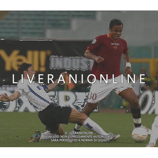 Roma - 09 / 05 / 2007 - TIM CUP 2006/2007 Finale andata - Roma Vs Inter (6-2) - nella foto: Javier ZANETTI ed Amantino MANCINI ph Corradetti / ag. Aldo Liverani