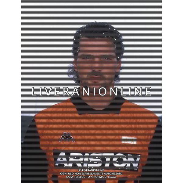 Stefano Tacconi calciatore portiere della Juventus 1988/89 ph archivio agenzia aldo liverani