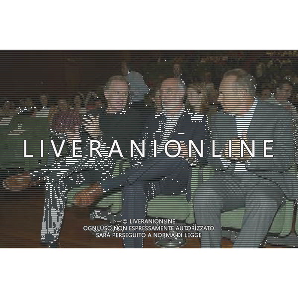 Giovanni Cobolli Gigli alla Fiera del Libro di Torino 13-05-2007 Nella foto: Cobolli Gigli, Il deputato Maurizio Paniz fondatore dello juventus club Montecitorio, Enzo Ghigo ©Manuela Viganti/Agenzia Aldo Liverani