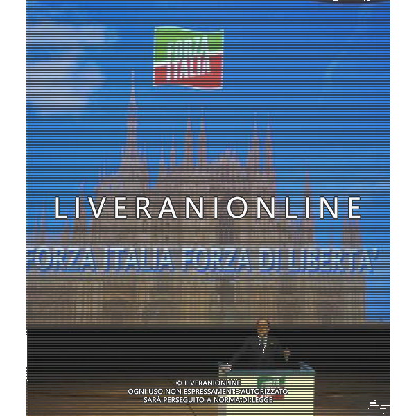 AL TEATRO DAL VERME DI MLANO COMIZIO DI SILVIO BERLUSCONI A SOSTEGNO DEI CANDIDATI ALLE PROSSIME ELEZIONI AMMINISTRATIVE 14-05-2007 PH TACCA/AGENZIA ALDO LIVERANI