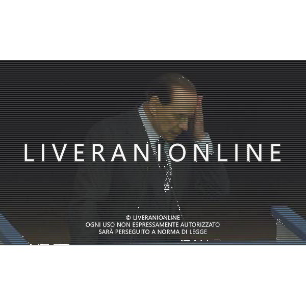 MILANO 14-05-2007 AL TEATRO DAL VERME DI MLANO COMIZIO DI SILVIO BERLUSCONI A SOSTEGNO DEI CANDIDATI ALLE PROSSIME ELEZIONI AMMINISTRATIVE. NELLA FOTO : SILVIO BERLUSCONI. FOTO: PIER MARCO TACCA/ALDO LIVERANI 