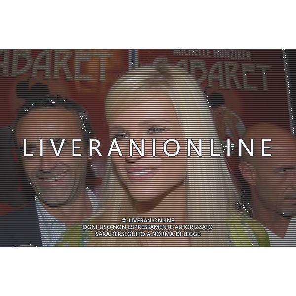 ROMA PRESENTAZIONE SPETTACOLO TEATRALE\'CABARET\' NELLA FOTO MICHELLLE HUNZIKER FOTO BRUNI-AG ALDO LIVERANI