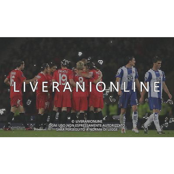Glasgow (UK) 16-05-2007 Finale Coppa UEFA 2006/07 RCD Espanyol-Siviglia FC nella foto esultanza siviglia ph marco luzzani/ag aldo liverani s.a.s. 